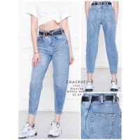 Джинси жіночі CRACPOT JEANS 1131 SLOUCHY Блакитний