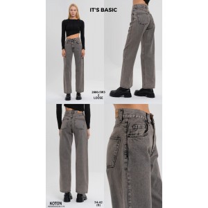 Джинси жіночі IT'S BASIC JEANS 2880-5 LOOSE FIT