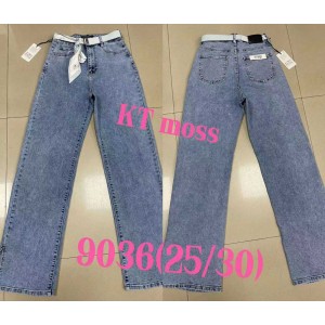 Джинсы женские KT.MOSS JEANS 9036 STRAIGHT MOM