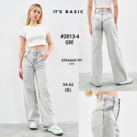 Джинси жіночі IT'S BASIC JEANS 2813-4 WIDE LEG
