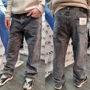 Джинси чоловічі 200-01 BIG BULL DENIM BAGGY JEANS СІРИЙ