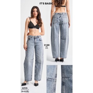 Джинси жіночі IT'S BASIC JEANS 3140 SKATER TINT