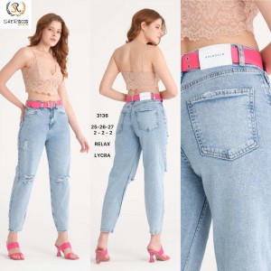 Джинси жіночі SHEROCCO JEANS 3136 RELAX MOM
