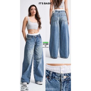 Джинси жіночі IT'S BASIC JEANS 3190 WIDE LEG BOXER