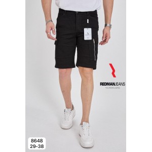 Шорти чоловічі REDMAN JEANS 8648 BLACK