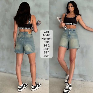 Шорти жіночі ZEO BASIC JEANS 4348