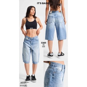 Шорти жіночі IT'S BASIC JEANS 3360 BERMUD