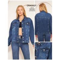 Джинсова куртка жіноча CRACPOT JEANS 6292-B
