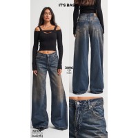 Джинси жіночі IT'S BASIC JEANS 3096-FFS4 PALAZZO TINT
