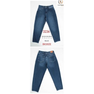 Джинсы женские SHEROCCO JEANS 3236 RELAX MOM BLUE