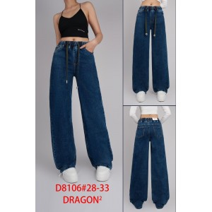 Джинси жіночі DRAGON JEANS 8106 WIDE LEG