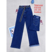 Джинси жіночі VANVER JEANS 8056 WIDE LEG НА БАЙЦІ