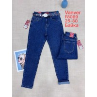Джинсы женские VANVER JEANS 8069 МОМ НА БАЙКЕ