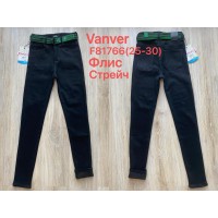 Джинси жіночі VANVER JEANS 81766 AMERICAN НА ФЛІСІ