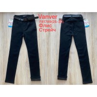 Джинси жіночі VANVER JEANS 81789 CLASSIC НА ФЛІСІ