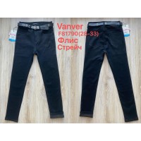 Джинси жіночі VANVER JEANS 81790 AMERICAN НА ФЛІСІ