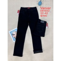 Джинсы женские VANVER JEANS 81932 CLASSIC НА ФЛИСЕ