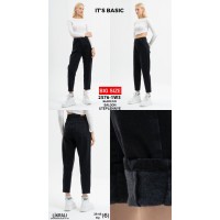 Джинси жіночі IT'S BASIC JEANS 2576-4 BALON ГРАФІТ на байці