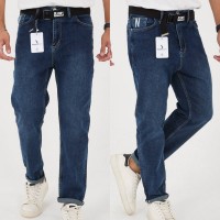 Джинси чоловічі 6608 REDMAN JEANS МОМ СИНІЙ
