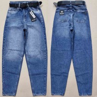 Джинси жіночі MIKALETTA JEANS 3242 RELAX MOM СИНІЙ