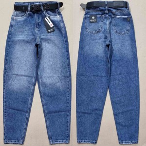 Джинси жіночі MIKALETTA JEANS 3242 RELAX MOM СИНІЙ