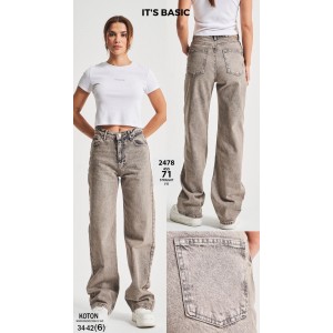 Джинси жіночі IT'S BASIC JEANS 2478/71 STRAIGHT FIT