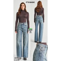 Джинси жіночі IT'S BASIC JEANS 2498/65 WIDE LEG Синій