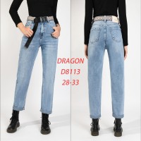 Джинси жіночі DRAGON JEANS 8113 MOM