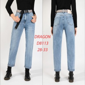 Джинси жіночі DRAGON JEANS 8113 MOM