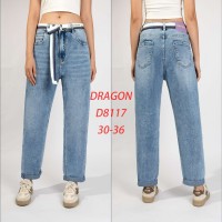 Джинси жіночі DRAGON JEANS 8117 МОМ
