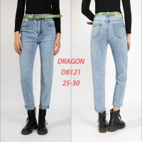 Джинси жіночі DRAGON JEANS 8121 МОМ