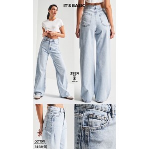 Джинси жіночі IT'S BASIC JEANS 3924/3 WIDE LEG