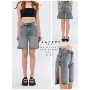 Шорты женские CRACKPOT JEANS 4545 BERMUD ГОЛУБОЙ С КОФЕ