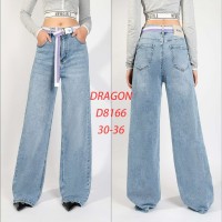 Джинси жіночі DRAGON JEANS 8166 WIDE LEG