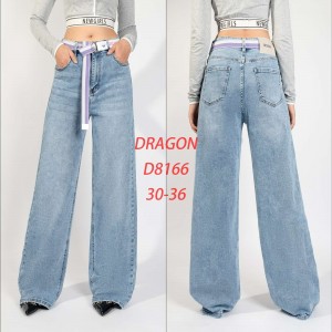 Джинси жіночі DRAGON JEANS 8166 WIDE LEG