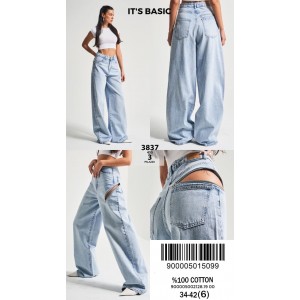 Джинси жіночі IT'S BASIC JEANS 3837 PALAZZO