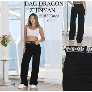 Джинси жіночі DRAGON JEANS 8223 ТРУБИ