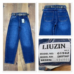 Джинси жіночі LIUZIN JEANS 01942-2 BAGGY
