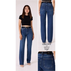 Джинси жіночі CRACPOT JEANS 1327-1 STRAIGHT FIT
