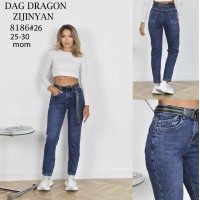 Джинси жіночі DRAGON JEANS 8186 МОМ 