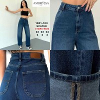 Джинси жіночі підліткові AMBROSSA JEANS 103 SKATER