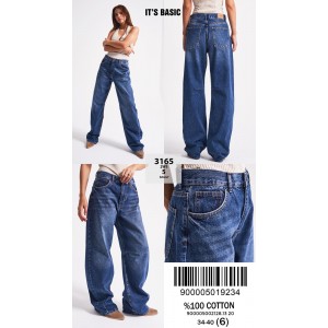 Джинси жіночі IT'S BASIC JEANS 3165-5 BAGGY BLUE