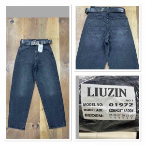 Джинси жіночі LIUZIN JEANS 01972-1 BAGGY