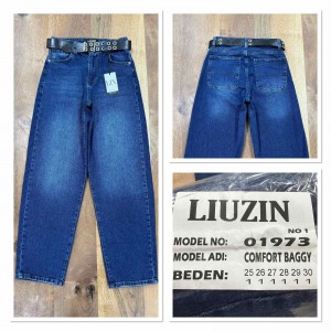 Джинси жіночі LIUZIN JEANS 01973-1 BAGGY