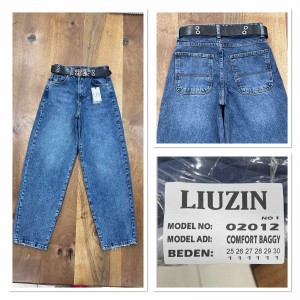 Джинси жіночі LIUZIN JEANS 02012-1 BAGGY