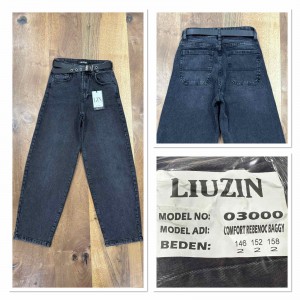 Джинси жіночі підліткові  LIUZIN JEANS 03000 BAGGY