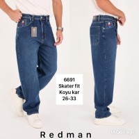 Джинси чоловічі REDMAN JEANS 6691 SKATER БЛАКИТНИЙ