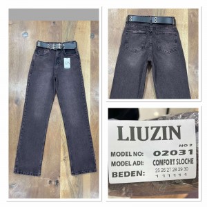 Джинси жіночі LIUZIN JEANS 02031-2 COMFORT SLOCHE