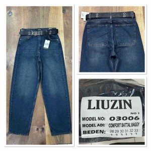 Джинси жіночі LIUZIN JEANS 03006-1 BAGGY