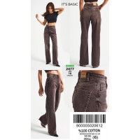 Джинси жіночі IT'S BASIC JEANS 3585 STRAIGHT FIT НА БАЙЦІ ГРАФІТ